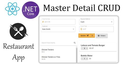 Complete React JS Master Detail CRUD With Asp Net Core API LaptrinhX