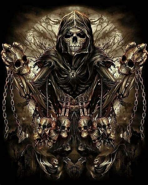 Tattoo Grim Reaper Art Grim Reaper Tattoo Skull Pictures