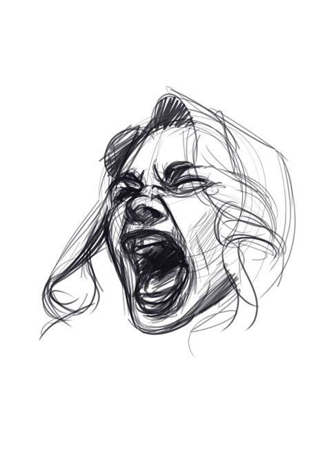 How To Draw Screaming Faces A Tutorial Javi Can Draw