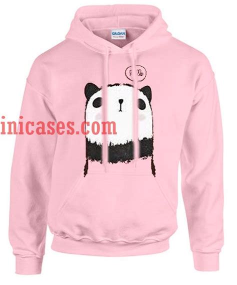 Pastel Pink Panda Kawaii Hoodie Pullover