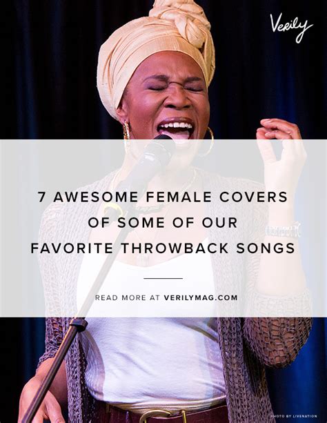 Awesome Female Covers Of Some Of Our Favorite Throwback Songs