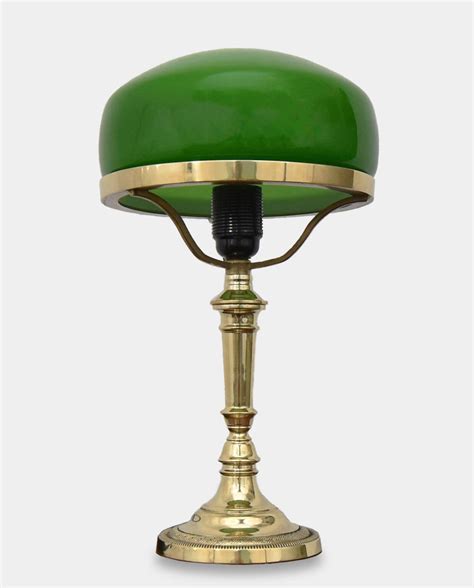 Table Lamp In Art Deco Style Green