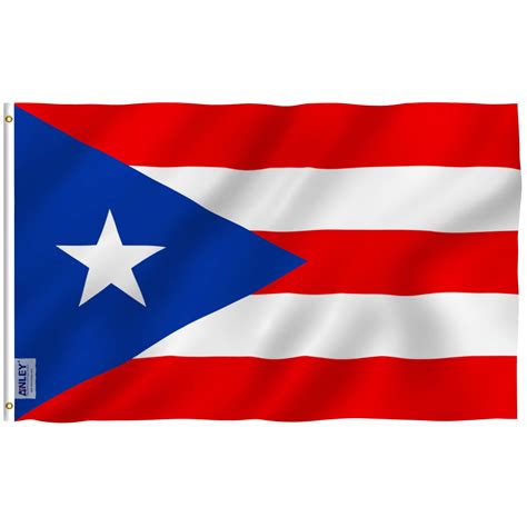Anley Fly Breeze 3x5 Foot Puerto Rico Flag Vivid Color And Uv Fade