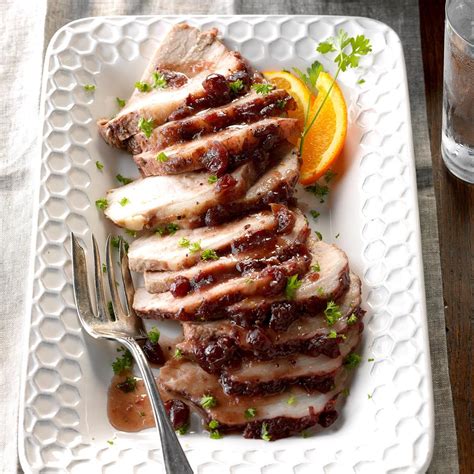 This slow cooker pork loin roast is flavored with a combination of pineapple and cranberry sauce. Moist Cranberry Pork Roast Recipe: How to Make It | Taste of Home