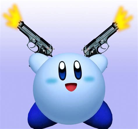 Kirby Firing Guns By Manutdrules3 On Deviantart