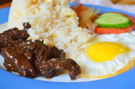 Tapsilog A Filipino Breakfast The Not So Creative Cook
