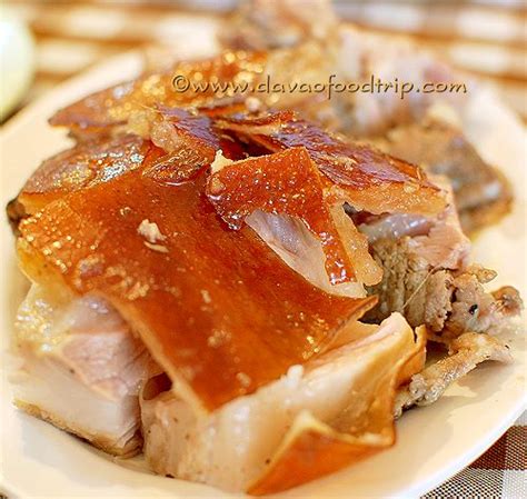 Crispy Roasted Pig Skin Edens Lechon Atbp Damosa Davao Food Trips