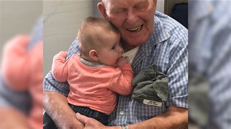 108 Year Old Emotional When Meeting Great Great Grandson Named After