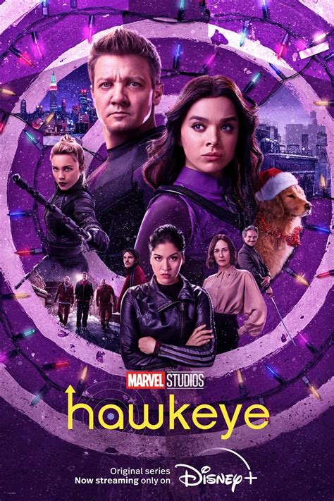 Marvel Studios Hawkeye Promotional Poster Marvel Series On D