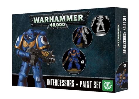 Warhammer Intercessors Paint Set Model Do Sklejania Games Workshop