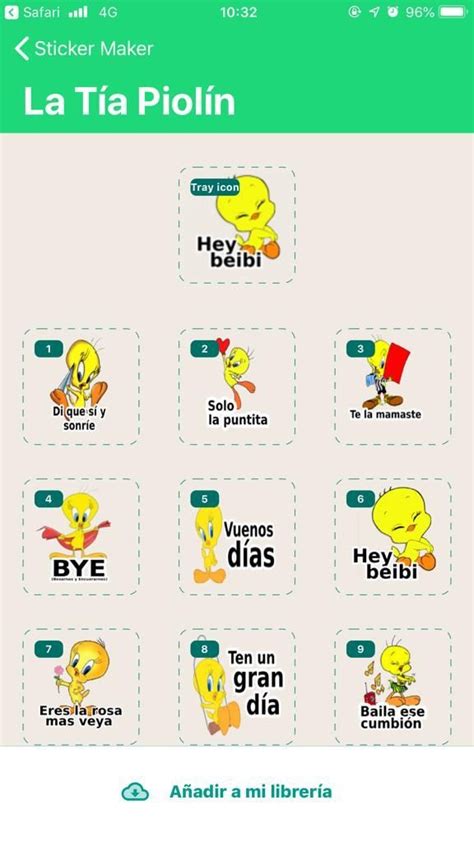 Stickers De La Tía Piolín Para Whatsapp Godinez Gourmet