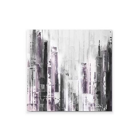 Abstract Cityscape Canvas Wall Art Bed Bath And Beyond