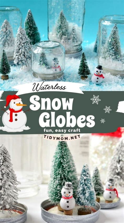 How To Make A Waterless Snow Globes