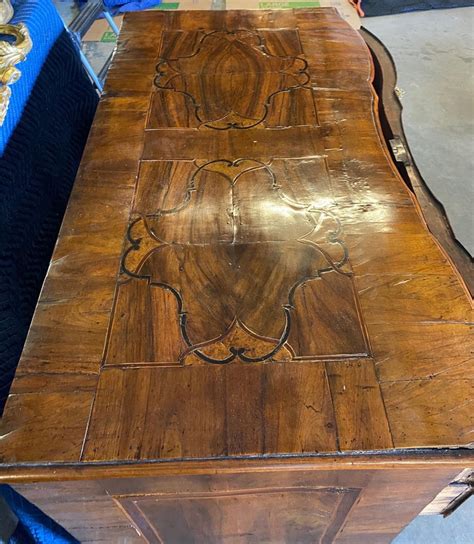 Early 18th Century Northern Italian 3 Drawer Walnut Commode For Sale At