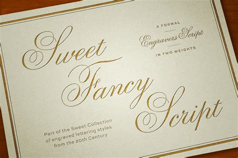 Classic And Elegant Sweet® Fancy Script Font Only 15