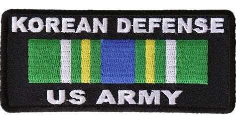 Korean Defense Us Army Patch Us Army Military Veteran Patches By