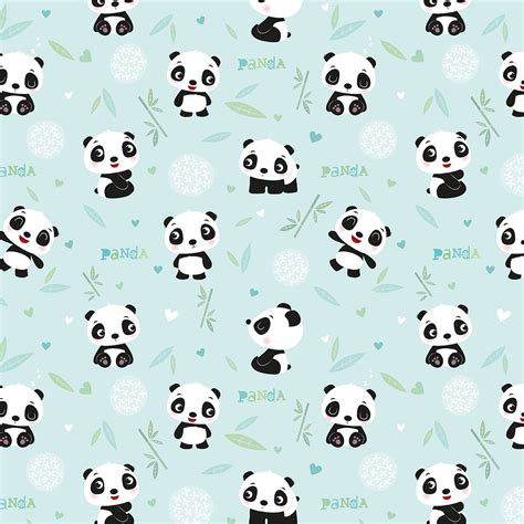 Panda Repeat Pattern On Behance