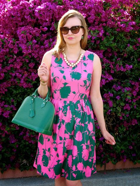 Pink And Green Lady Girl Fashion Pink And Green Fashion