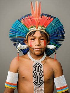 Fotos Retratos de índios caiapós Martin Schoeller Pintura Tribal We