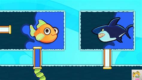 Save The Fish Game Pull The Pin New Gameplay Fishdom Hunter