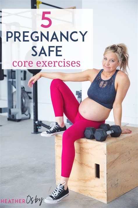 pin on pregnancy core workout