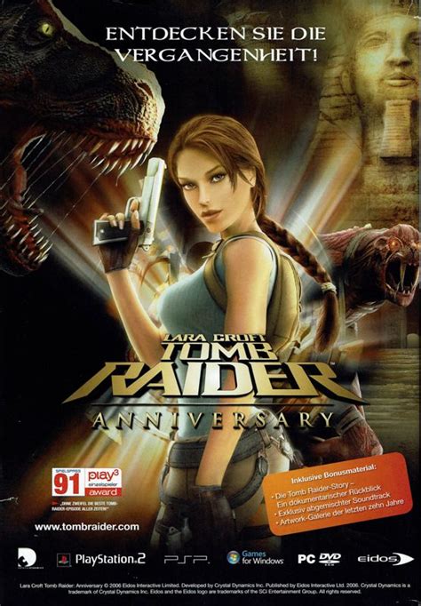 Lara Croft Tomb Raider Anniversary 2007 Promotional Art Mobygames