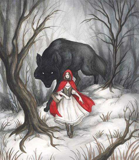 image from red riding hood art red riding hood wolf fairytale art