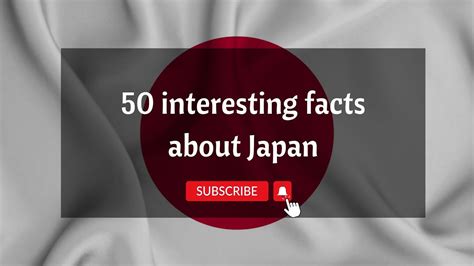 50 Interesting Facts About Japan Youtube