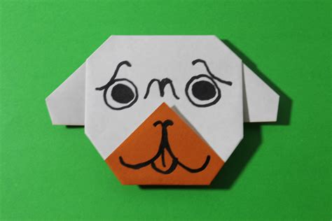 Easy Origami Paper Pug Instructions