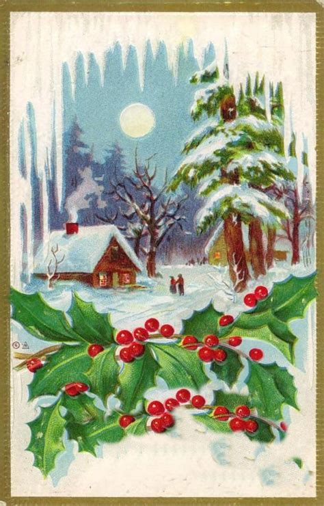 Free Victorian Christmas Cards With Winter Snow Scenes Hubpages