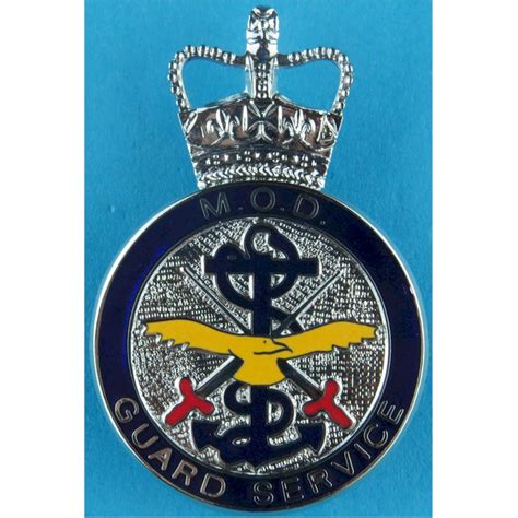 Ministry Of Defence Guard Service Police Or Prisons Hat Badge