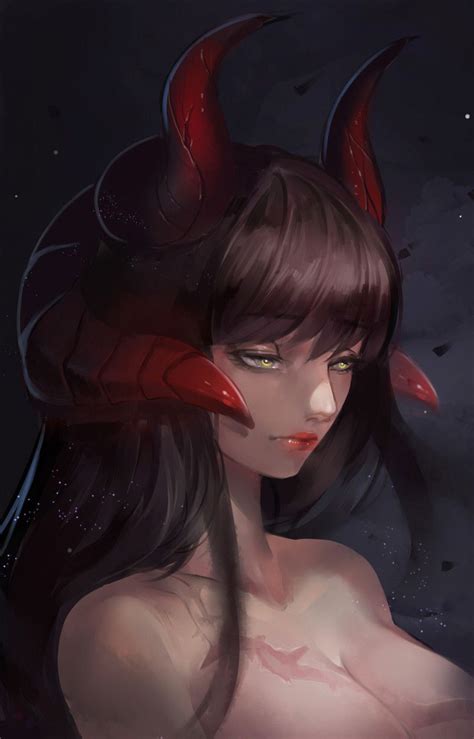 Hanh Chu New Canvas2 Demon Girl Anime Art Anime