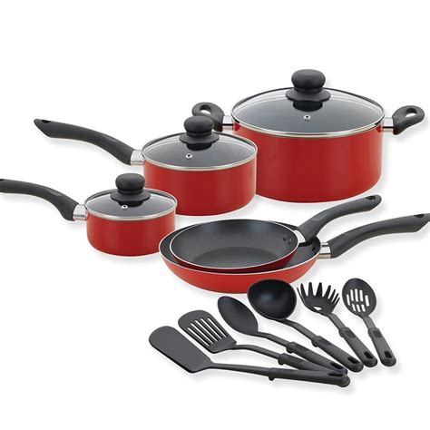 pots pans cooking utensils cookware kitchen crocker betty amazon nonstick piece stick non lowest sets grab right