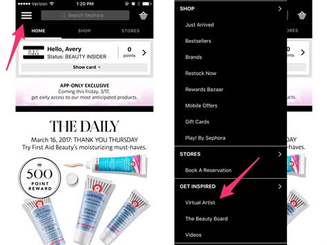 Sephora Visual Artist App Feature Teaches How To Apply Makeup Using