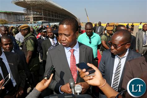 Zambia President Edgar Lungu Says That He Will Leave It To Zambians