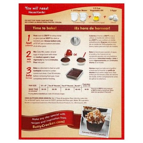 Mix cake mix, butter and egg in large bowl with spoon until dough forms (some dry mix will remain). Image result for betty crocker chocolate cake mix ...