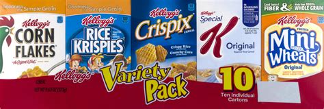 Kellogg S Cereal Variety Pack Ct Kellogg S Customers