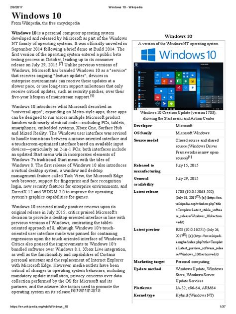 Windows 10 Wikipedia Windows 10 Windows 81