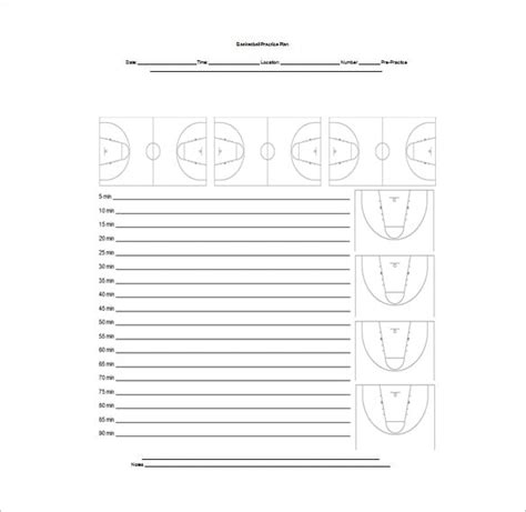 11 Basketball Practice Plan Templates Free Sample Example Format