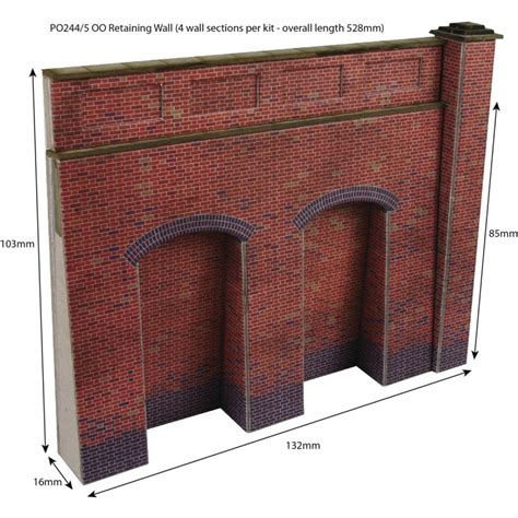 Retaining Wall In Red Brick