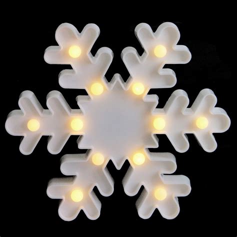 Northlight 95 Battery Operated Led Lighted Snowflake Christmas