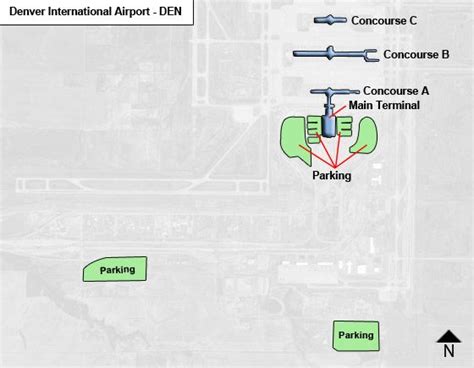 Denver Airport Map Den Terminal Guide
