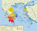 Ancient History: Athens - An Empire by Numbers | Ancient greece map ...