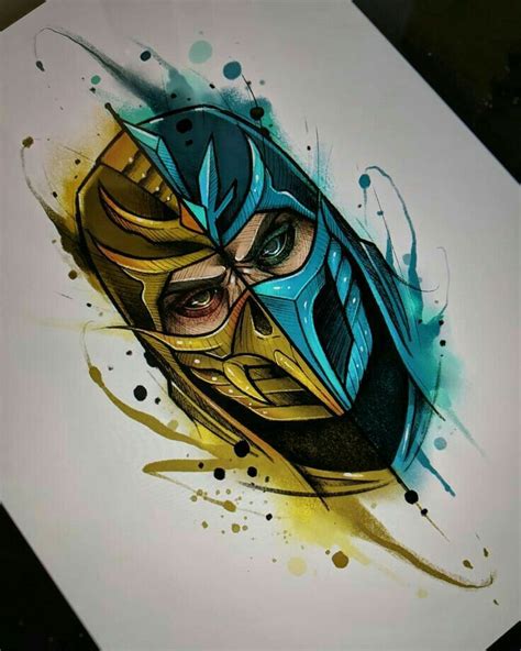 Pin by Alejandro on Заказы Mortal kombat art Drawings Mortal kombat