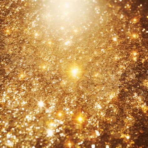 Fundo Festivo De Glitter Dourado Brilhante Foto Premium