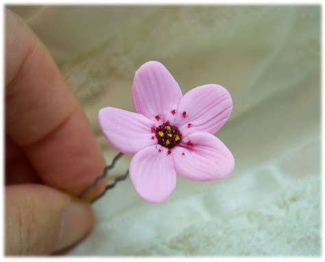 Cherry Blossom Hair Pin Cherry Blossom Hair Accessories Etsy