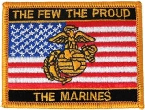 Officially Licensed Us Marine Corps The Few The Proud Patch Iron On 2