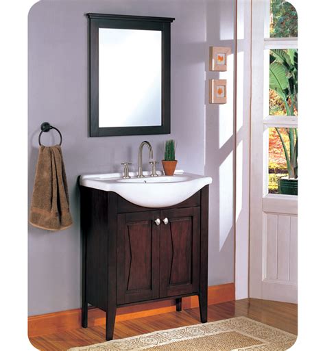 Espresso mirror, farmhouse, wood frame mirror, rustic wood mirror, bathroom mirror, wall mirror, vanity mirror, small mirror, large mirror. Fairmont Designs 104-V30 Bowtie 30" Modern Bathroom Vanity ...