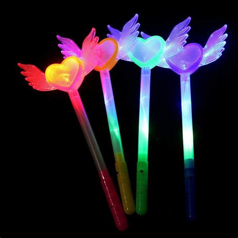 Led Light Sticks Angel Wing Led Flashing Sticks Glowing Sticks Kids
