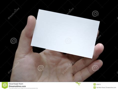 Blank Business Card Stock Photo Image Of Black Notes 256072